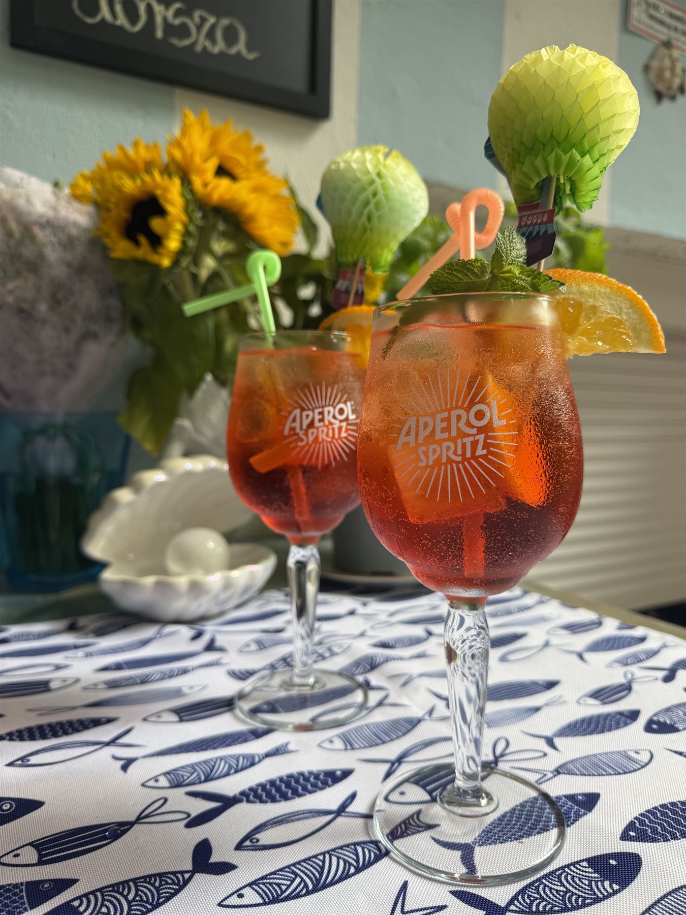 Aperol Spritz na tarasie